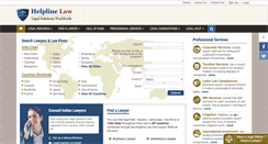 Desktop Screenshot of helplinelaw.com
